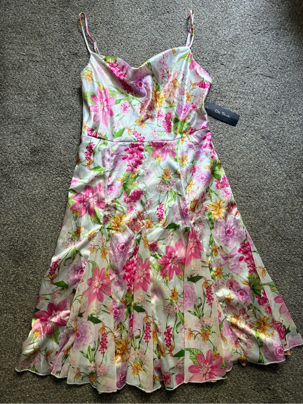 NWT City Studio Floral Slip Dress (9/10)